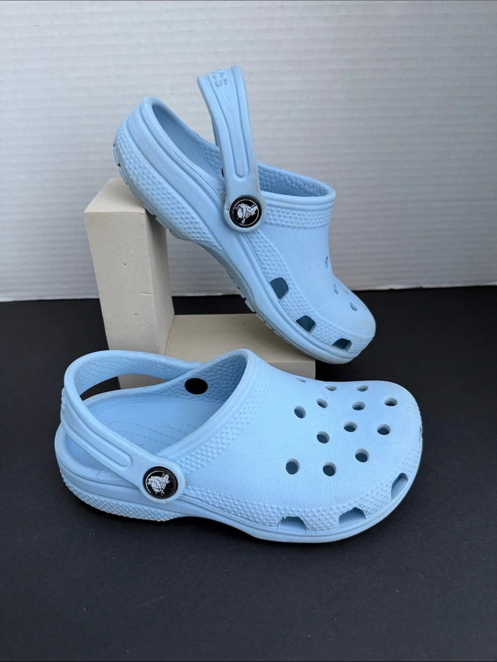 CROCS Kids Classic Clog in Baby Blue